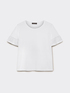 T-shirt con bordi in pizzo image number 4