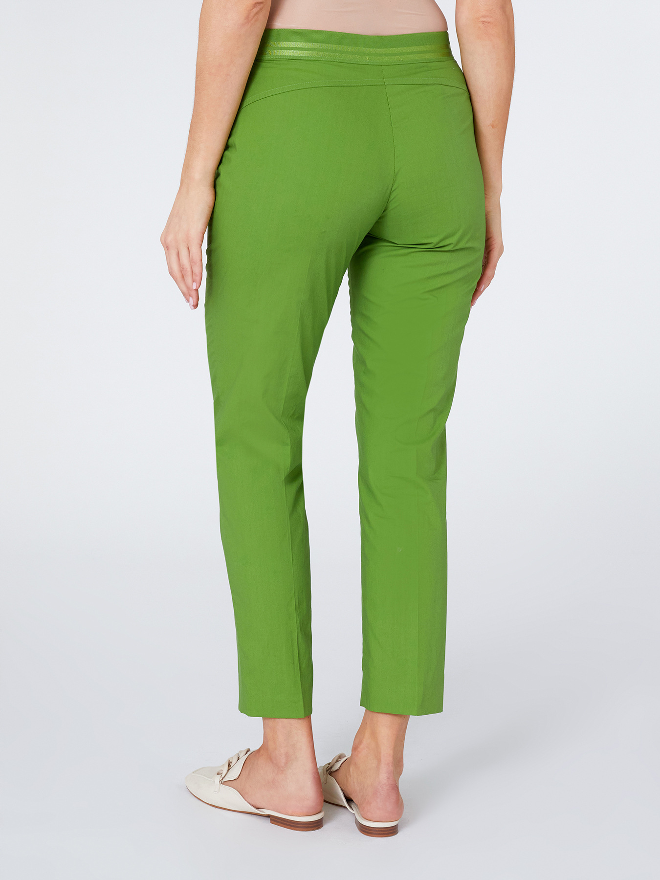 Pantalon droit en coton stretch image number 1