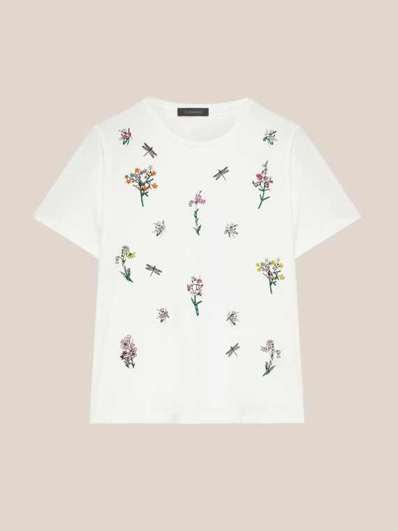Camiseta floral