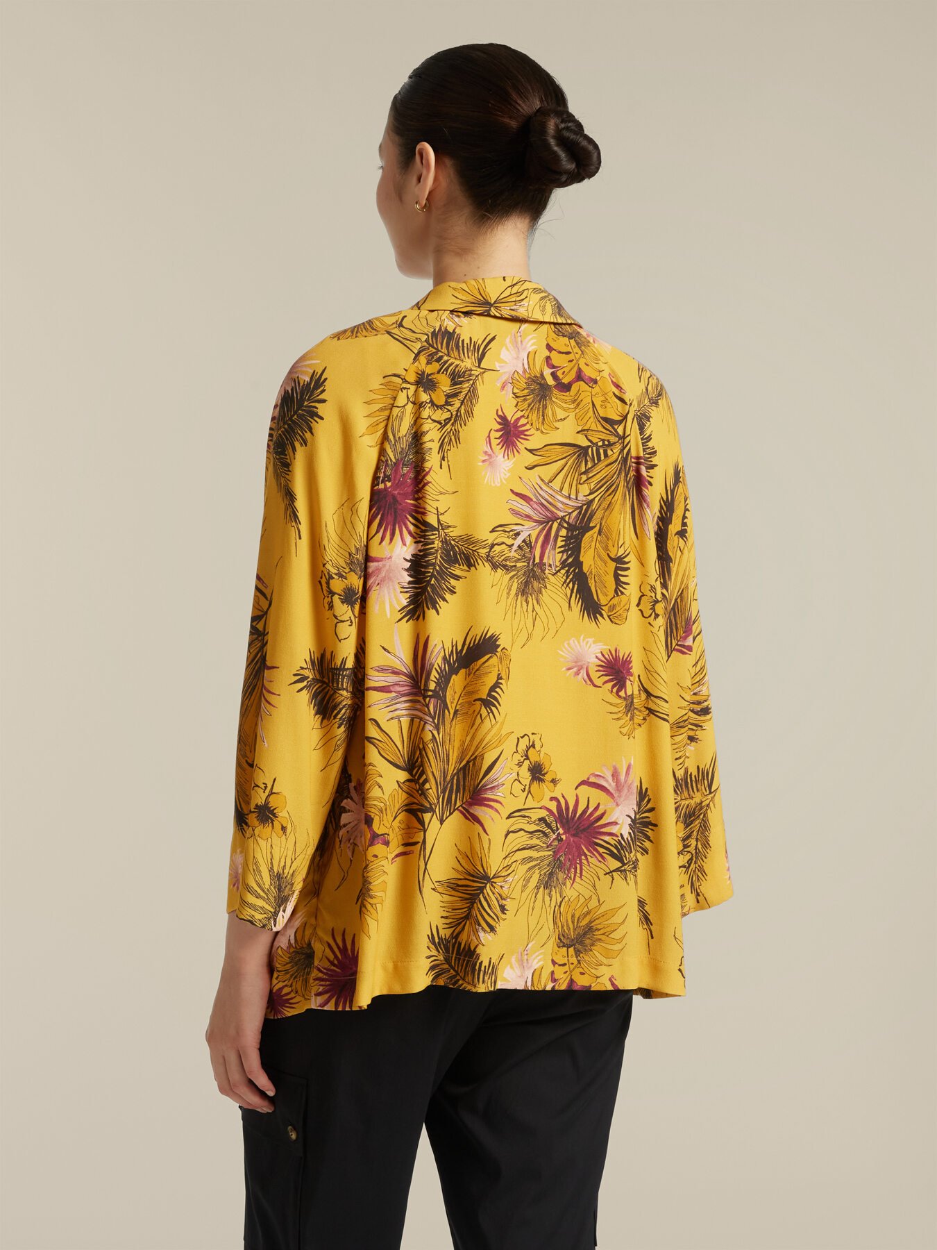 Bedruckter Blazer aus ECOVERO™-Viskose image number 1