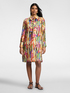 Robe imprim&eacute;e avec n&oelig;ud image number 2