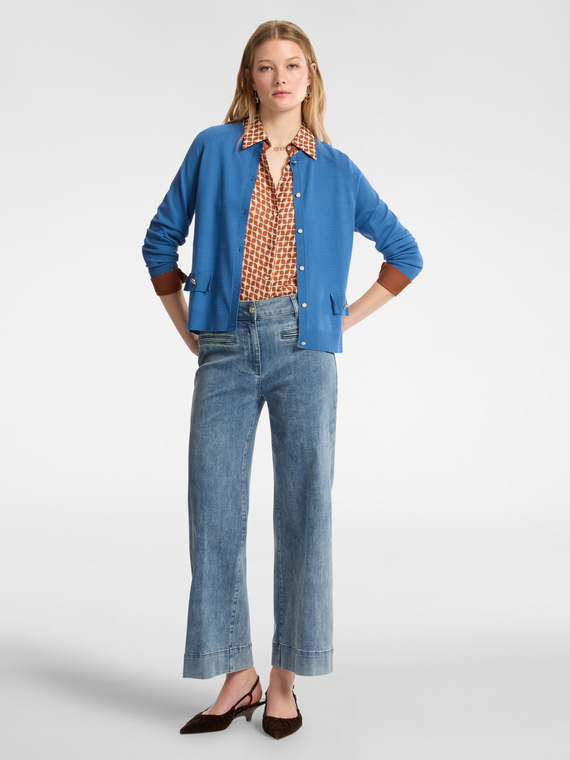 Jeans 5 Taschen Matrosenstil, "Mary"