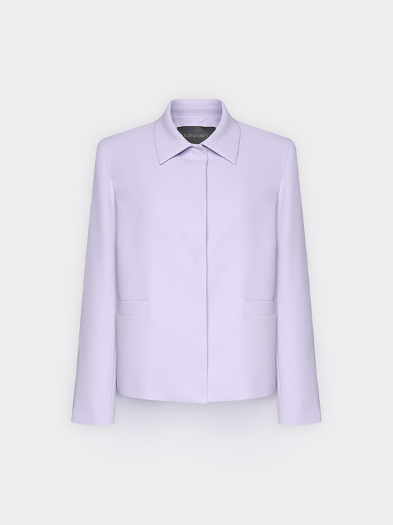 Jacke aus Cr&ecirc;pe-Gewebe