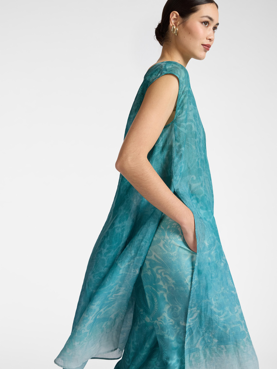 Lange bedruckte Bluse