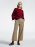 Zopfmuster-Pullover aus reiner Wolle image number 2