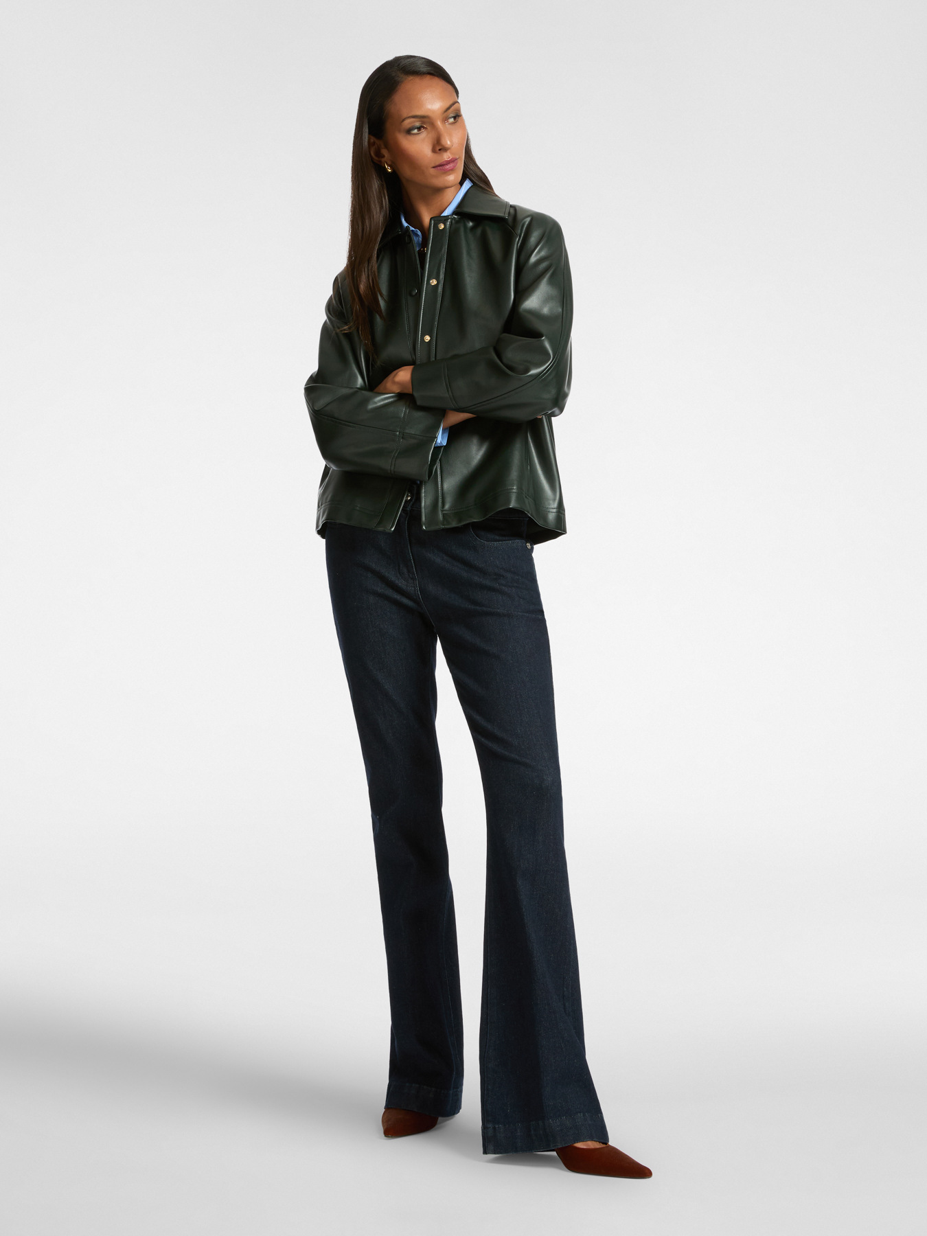 Jacke aus beschichtetem Gewebe image number 2