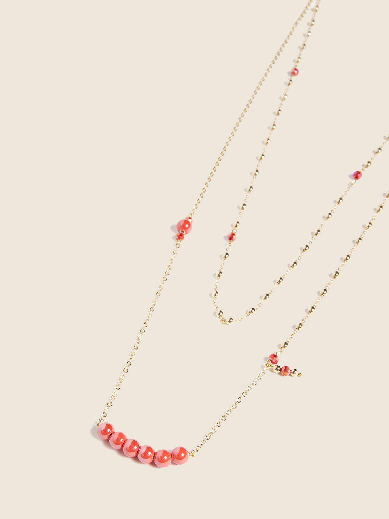 Collana con cristalli in vetro image number 2