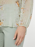 Floral viscose crepon shirt image number 4