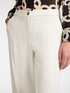Pantaloni in tessuto cr&ecirc;pe stretch image number 3
