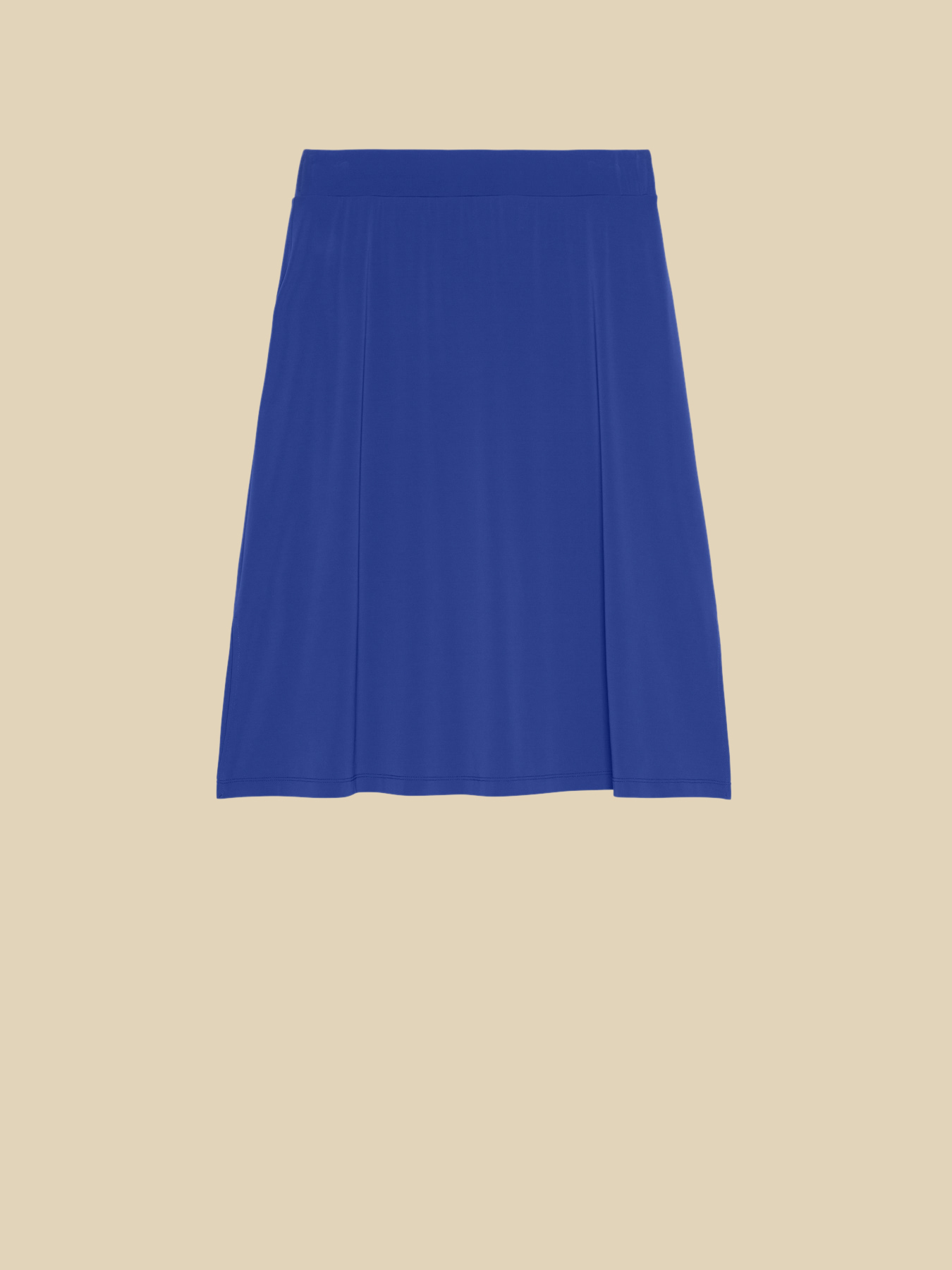 Falda de tejido de punto crep&eacute; image number 4