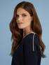 CREPE VISCOSE TRICOT DRESS image number 2