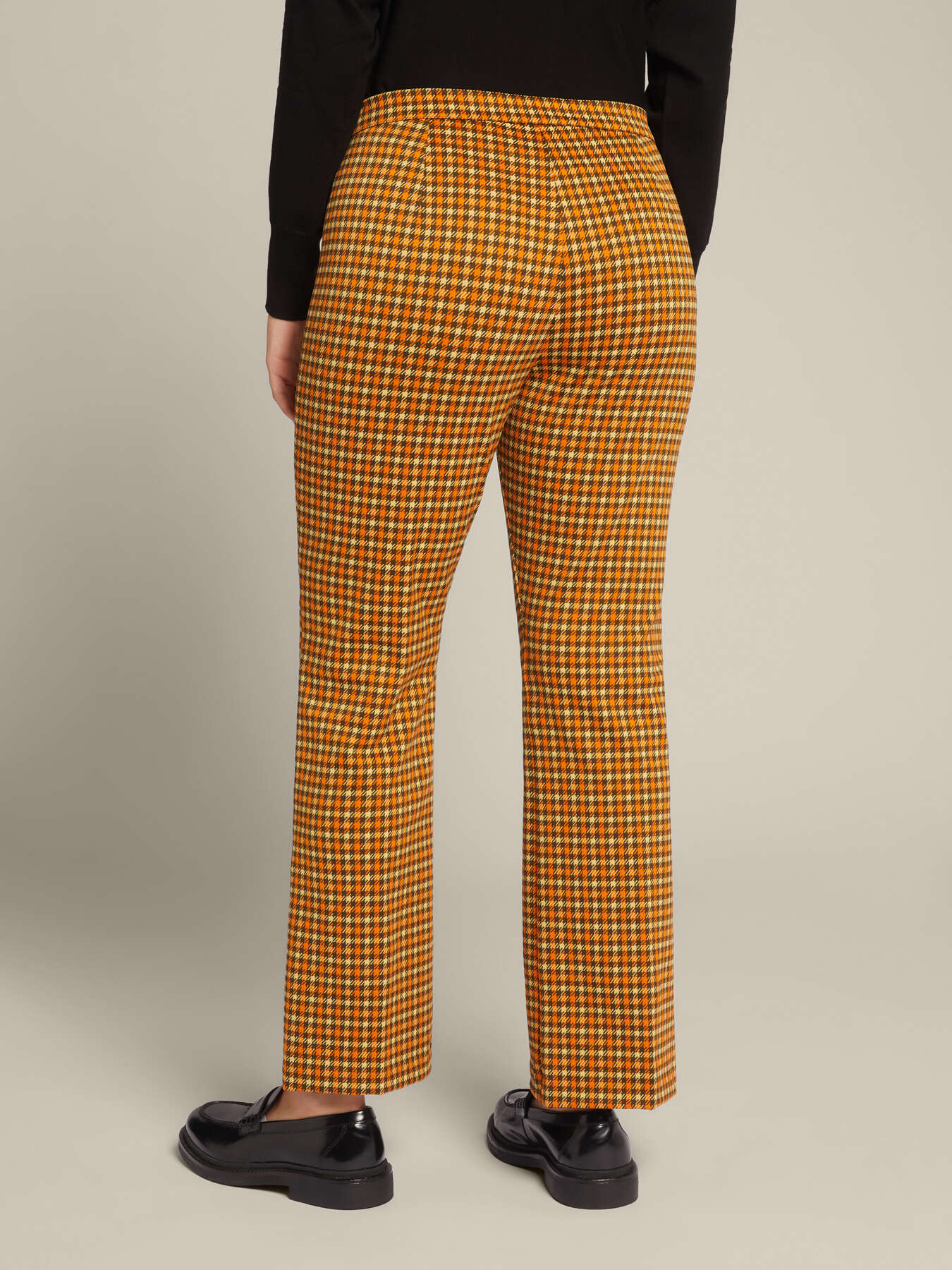 Pantalon en jacquard stretch image number 1