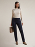 Pantaloni skinny in punto milano image number 0