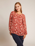 Bluse mit Animalier-Muster image number 2