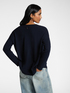 V-neck wool sweater image number 1