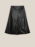 Faux leather “A” line skirt image number 5