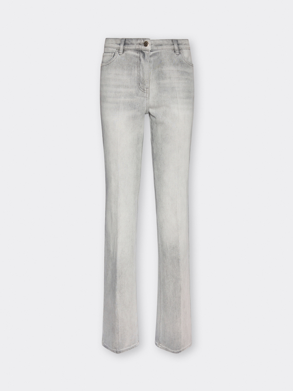 Flare-Jeans "Florence" aus Stone-Washed-Denim