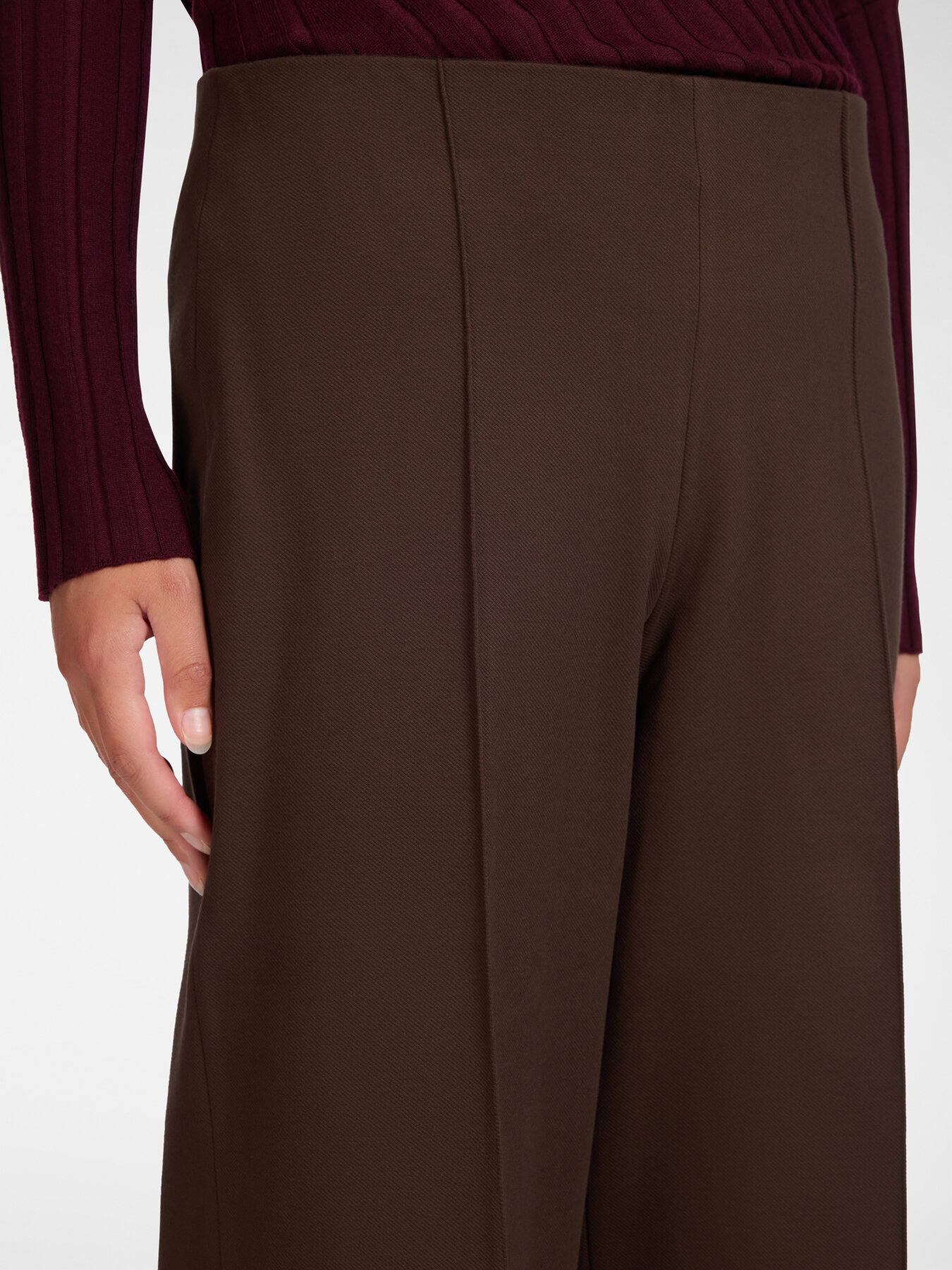 Pantaloni in jersey misto viscosa image number 3