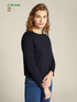 ECOVERO™ viscose crew-neck cardigan with pockets image number 0