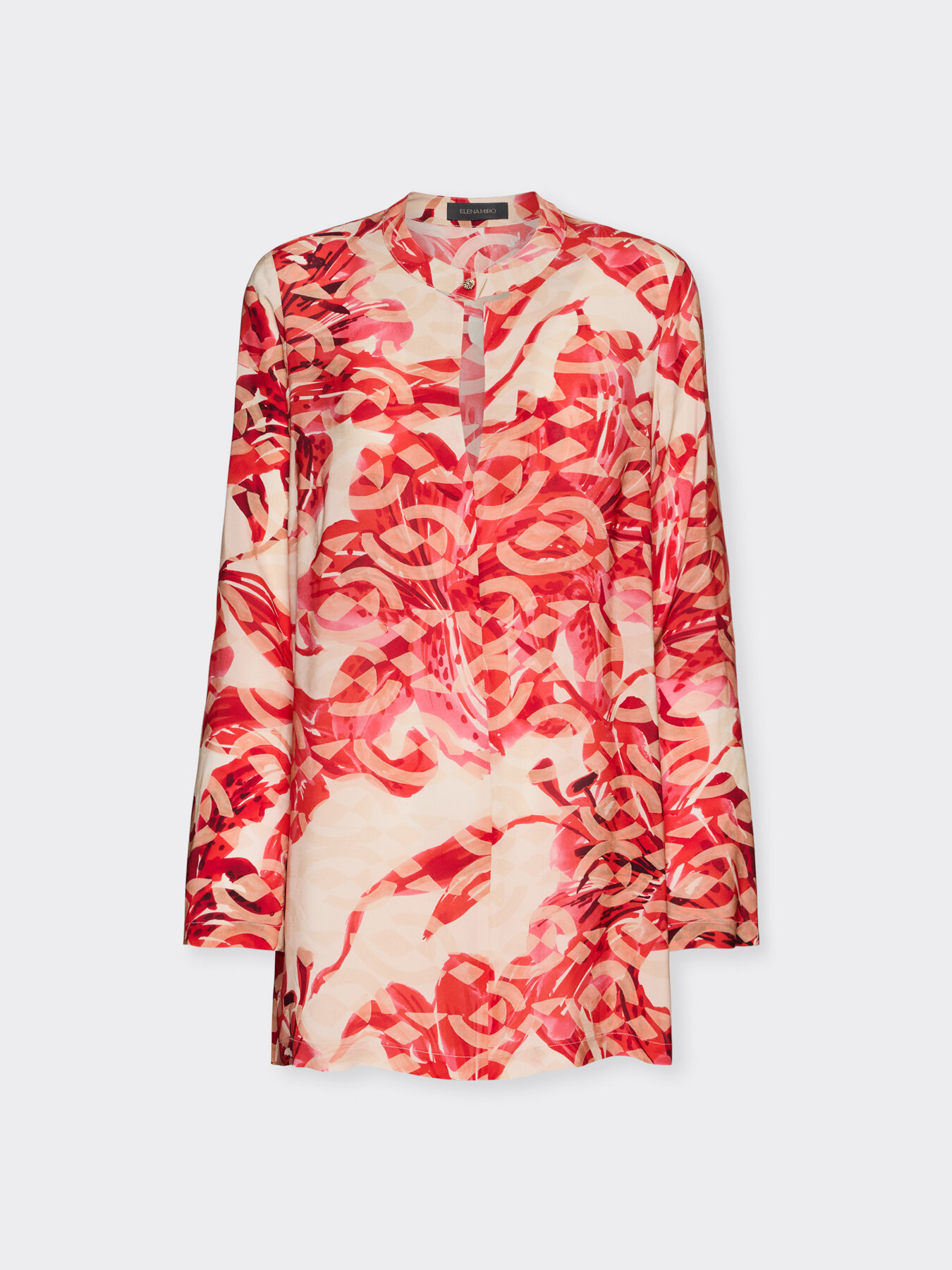 Blouse longue imprim&eacute;e image number 4