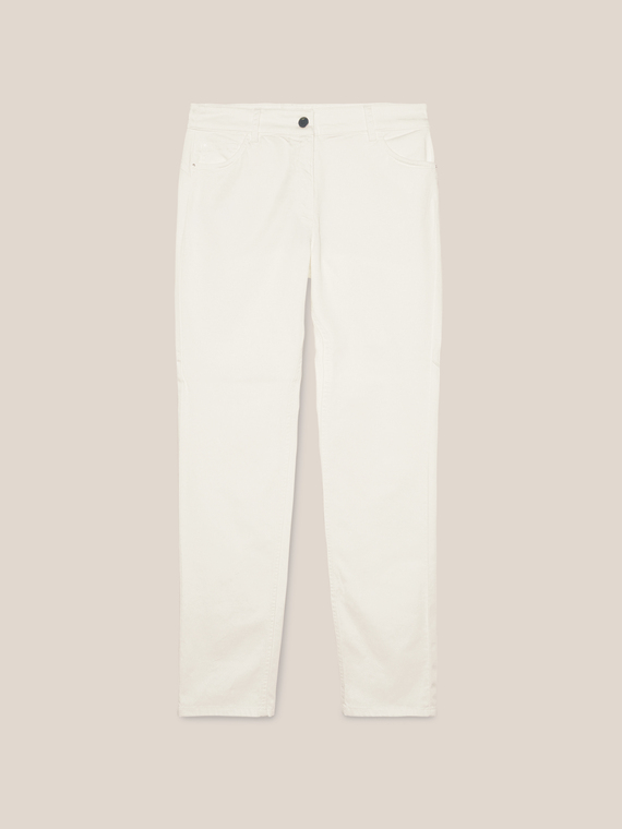 Pantalones de algodón elástico