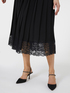Gonna midi con bordo in pizzo image number 4