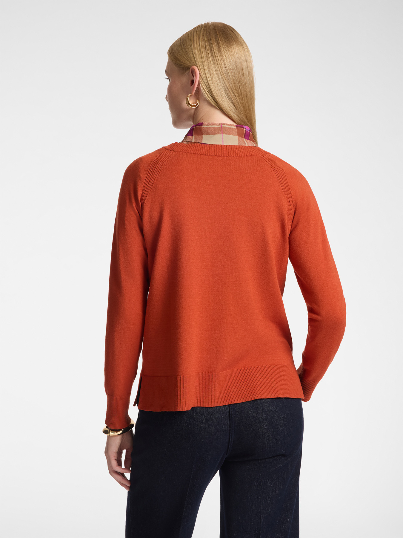 Viscose crew neck sweater image number 1