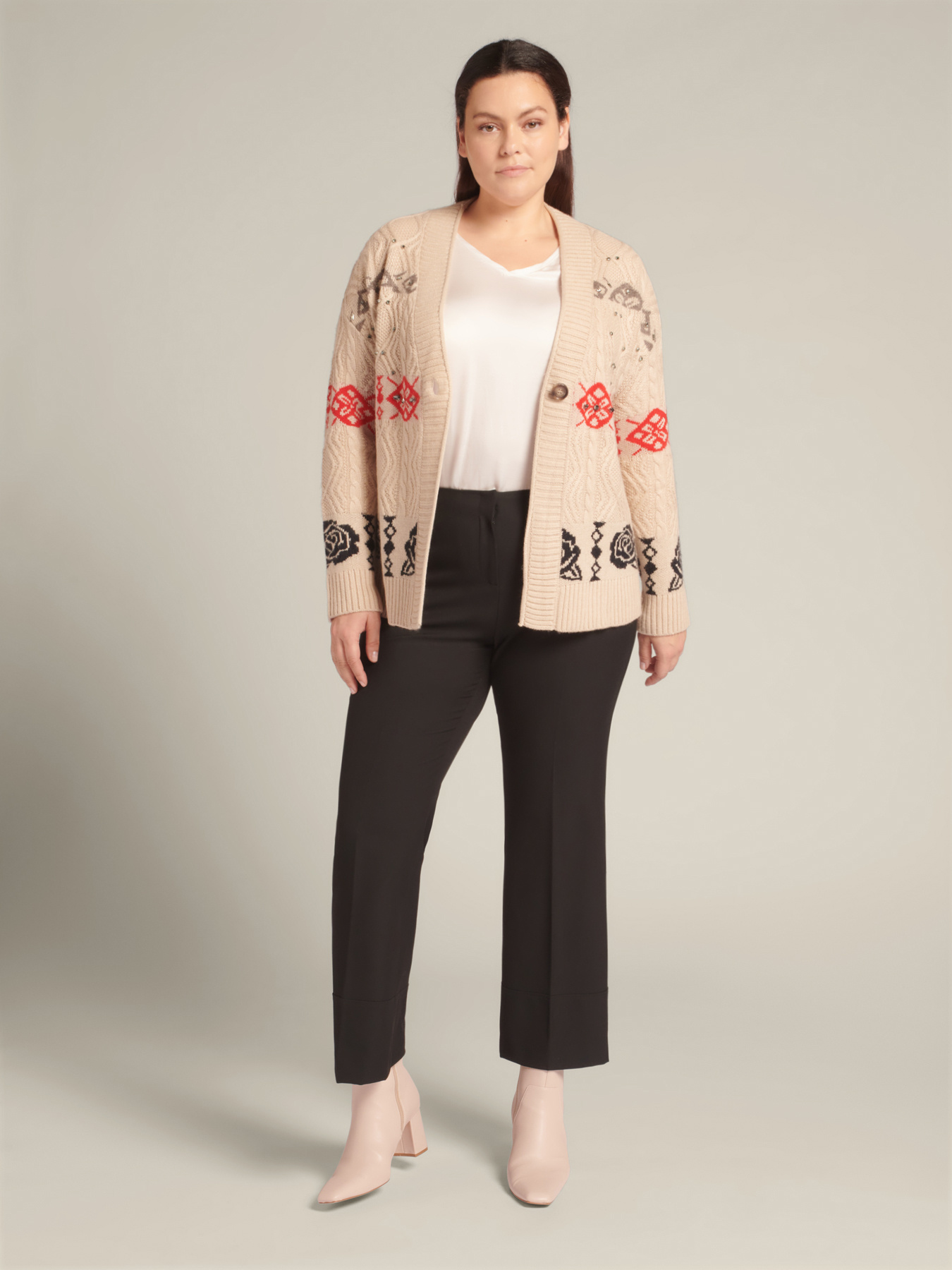 Jacquard cardigan image number 7