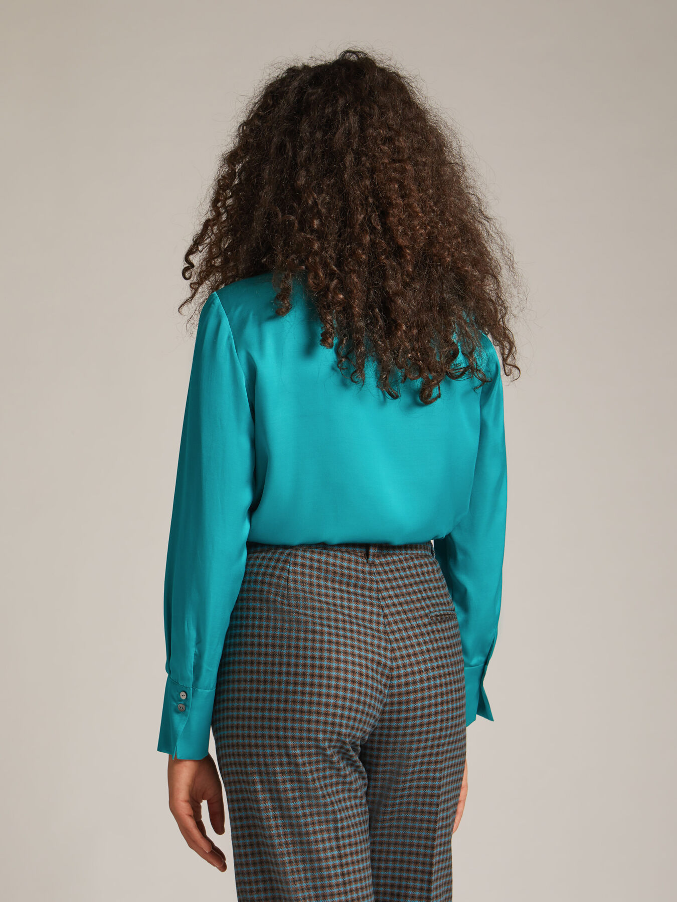 Blusa in raso image number 1