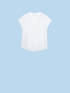 Top in crepe de chine e jersey image number 4