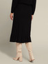 Gonna midi in lana sostenibile image number 1