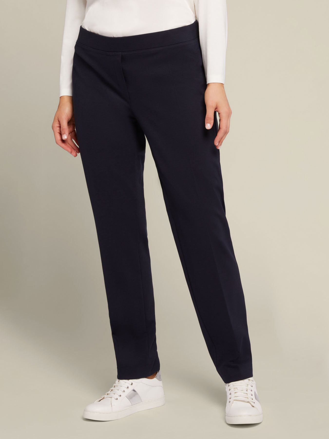 Skinny-Hose in Milano-Rib image number 2