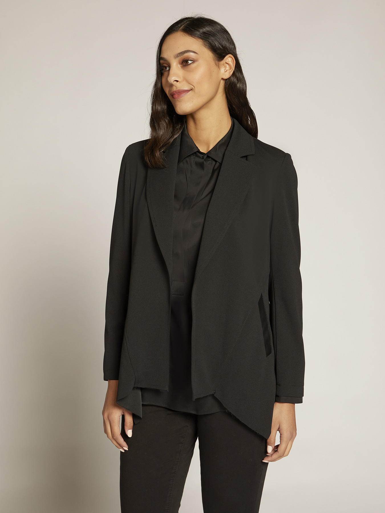 Deconstructed open-fronted jacket image number 2