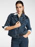 Jaqueta jeans quadrada com bordado image number 0