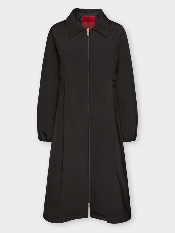 Piumino lungo in nylon