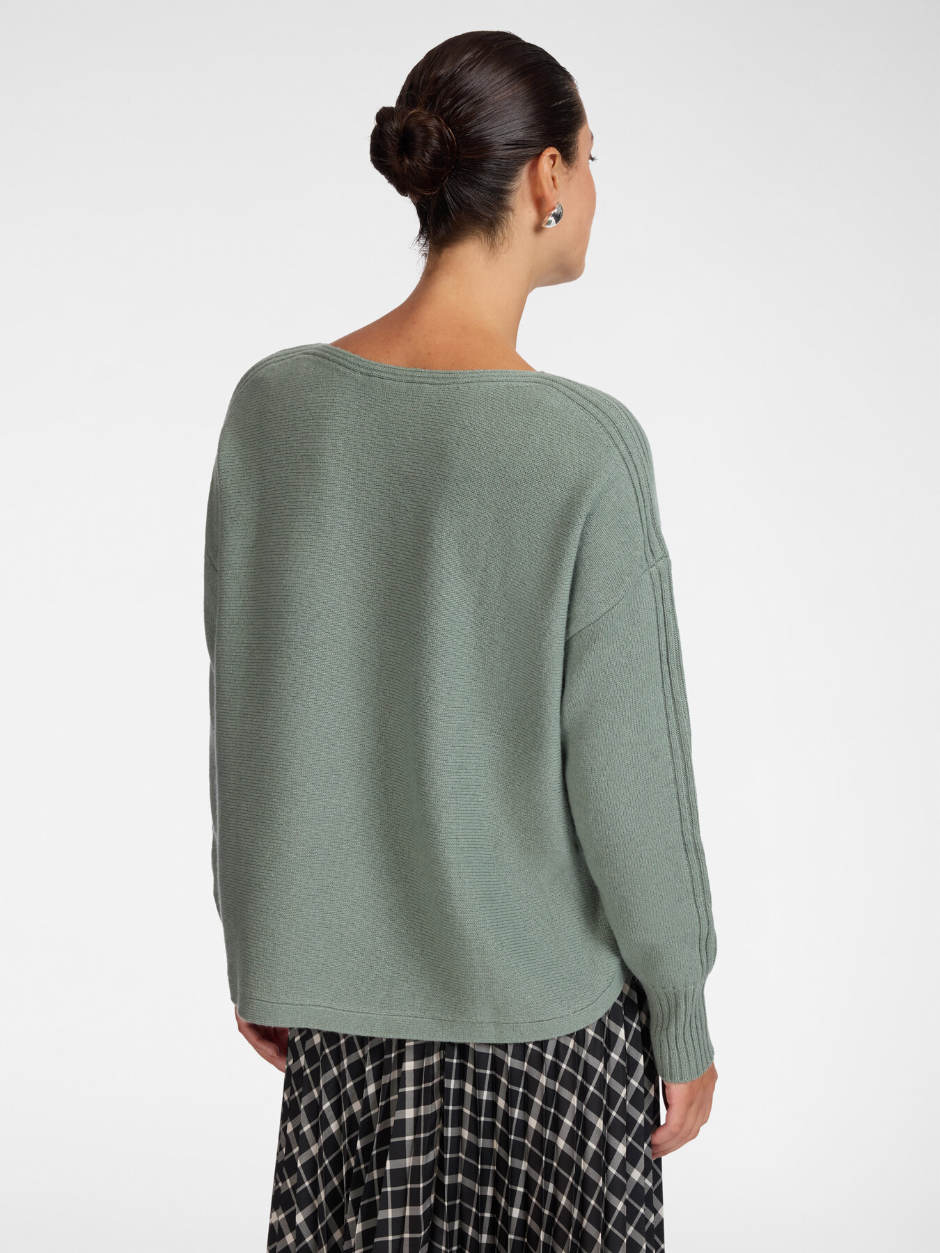 Pure wool boatneck sweater image number 1