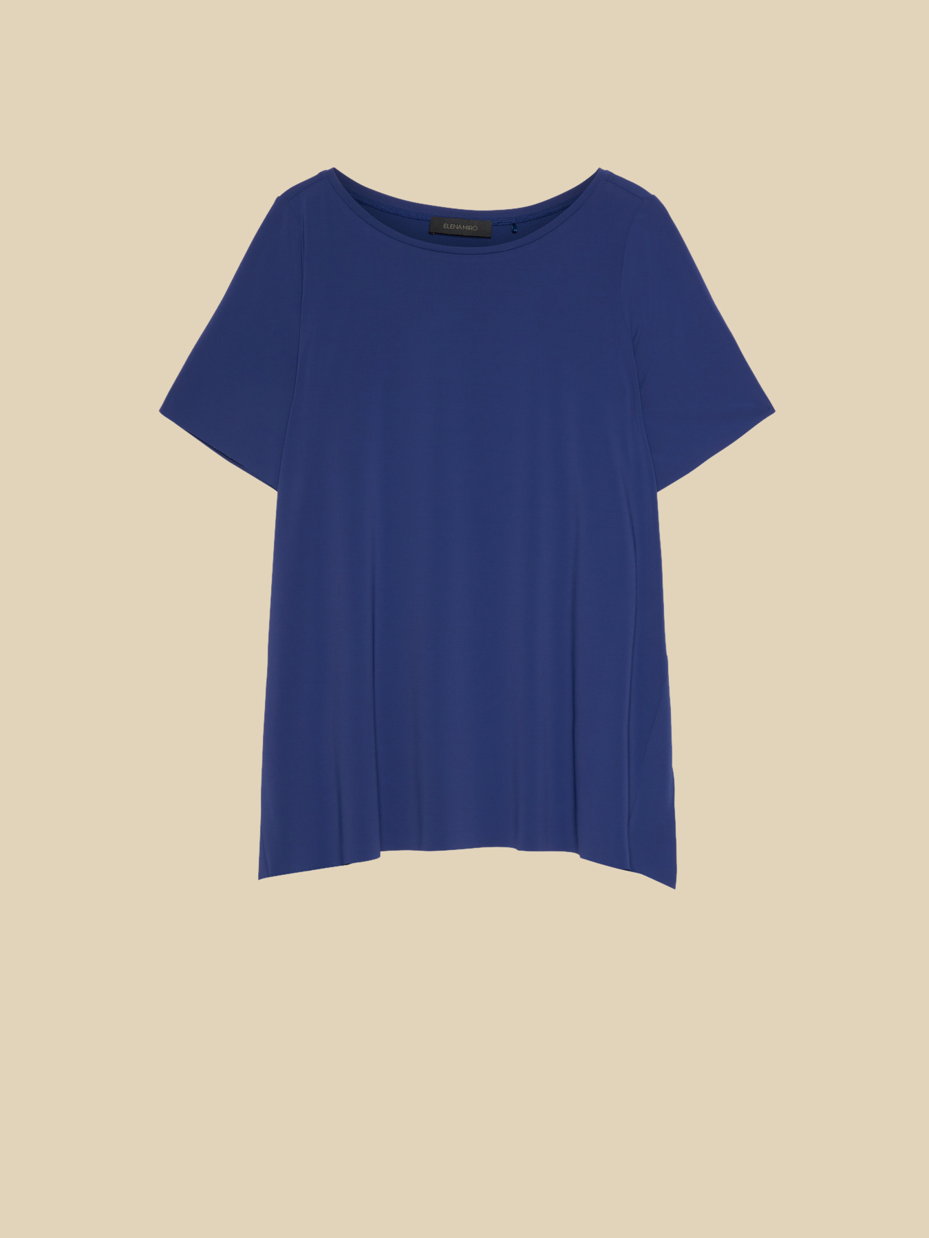 T-SHIRT EN JERSEY CR&Ecirc;PE image number 4