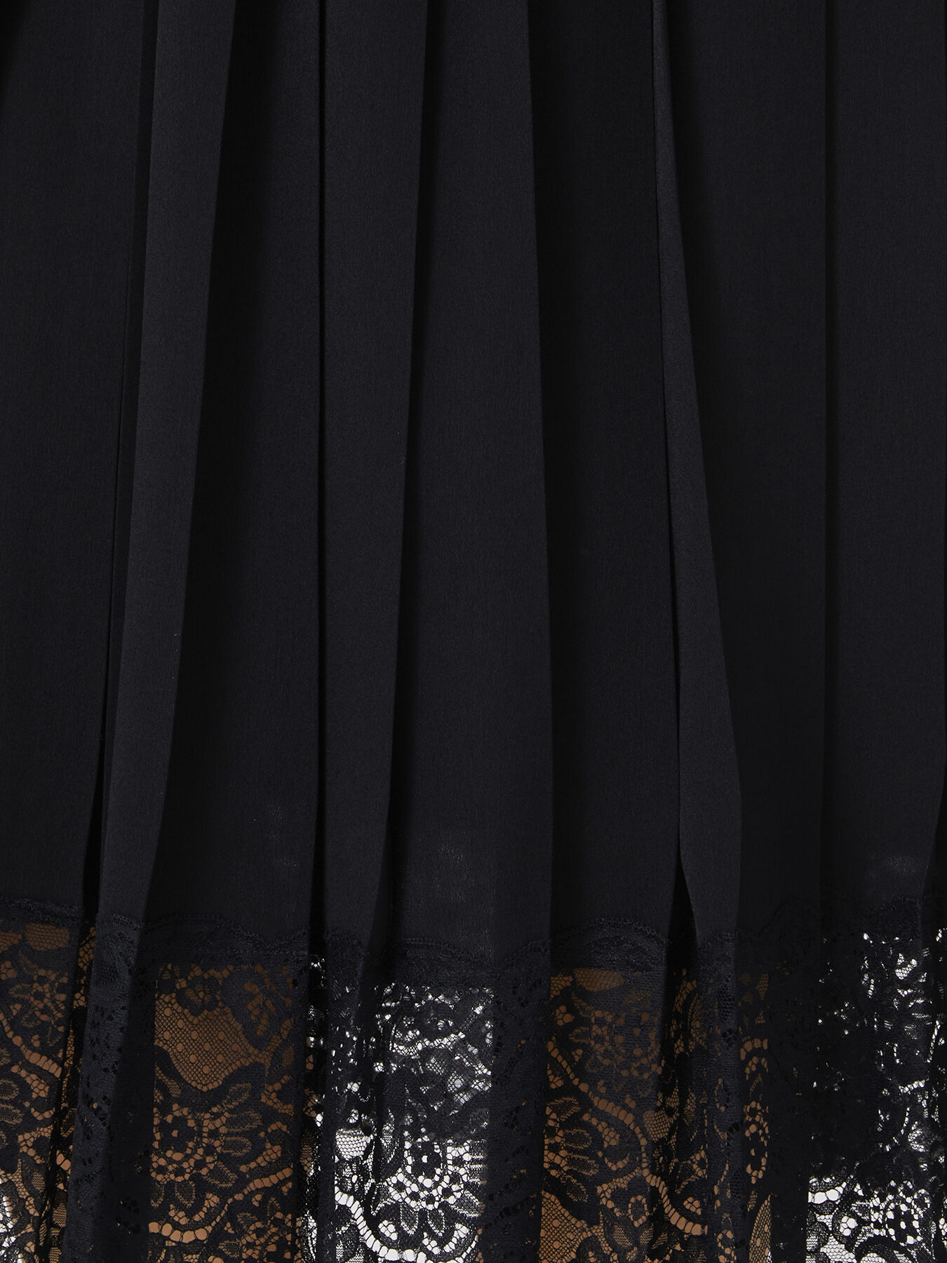 Gonna midi con bordo in pizzo image number 3