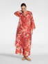 Langes bedrucktes Kleid image number 0