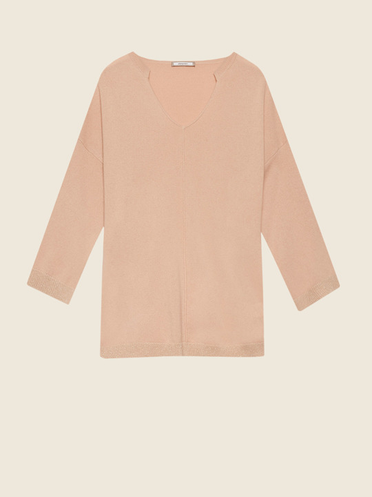 Elenamiro&nbsp;: Chandail &agrave; col en V Rose_1