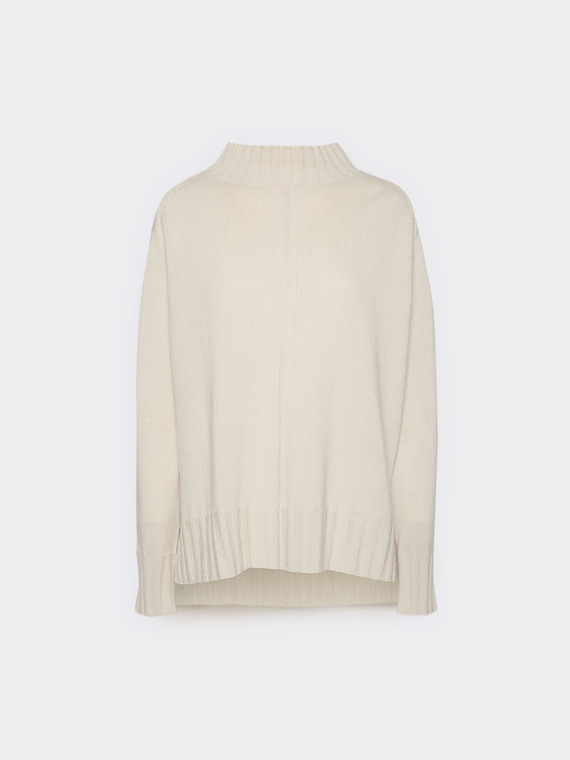 Pure wool turtleneck sweater