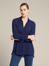 Blouse with collar and side buttons image number 0