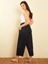 PANTALON SLOUCHY EN PUR LIN image number 1