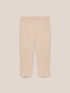 Capri trousers in stretch cotton image number 1