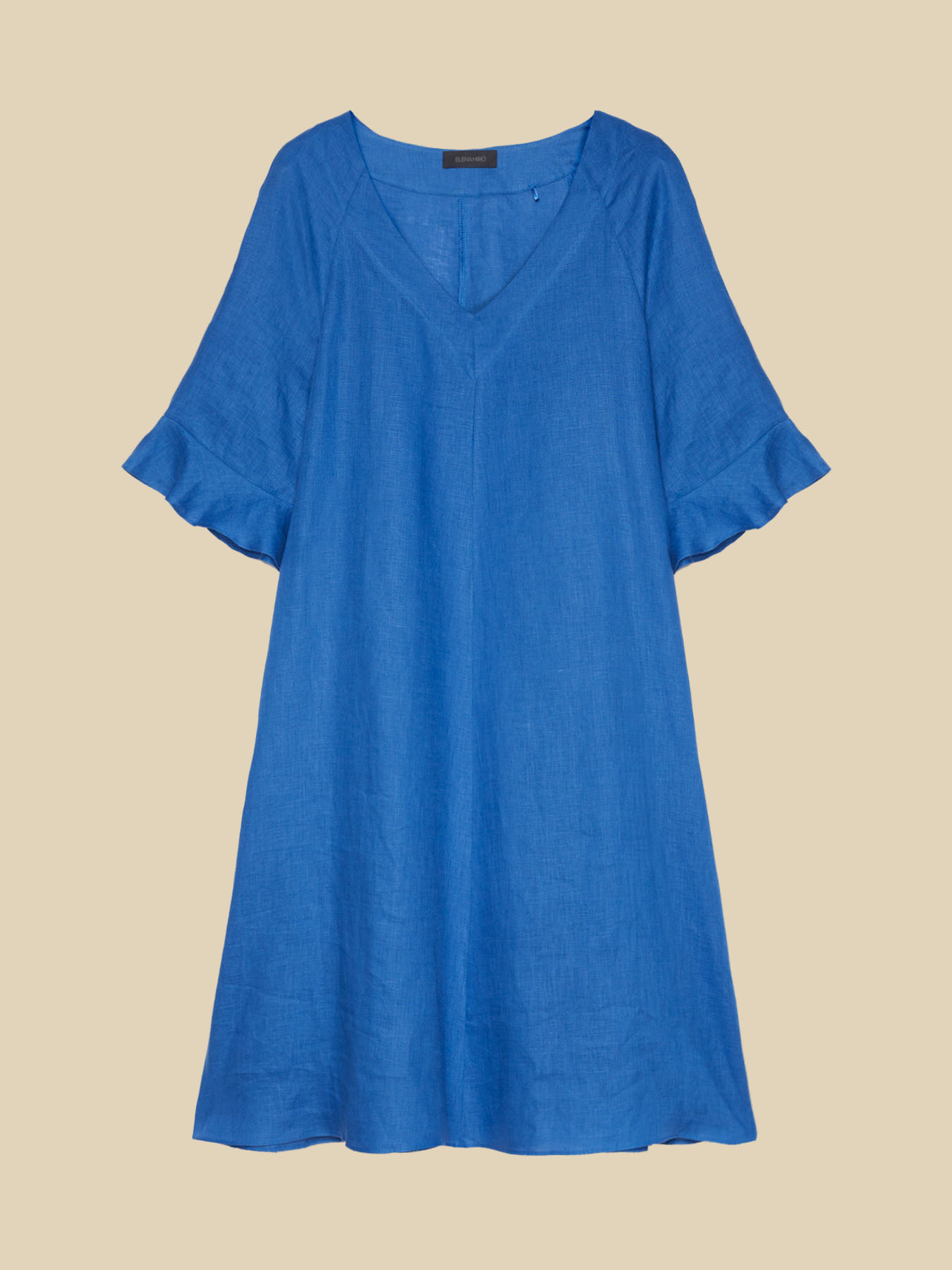 Abito midi in lino image number 4