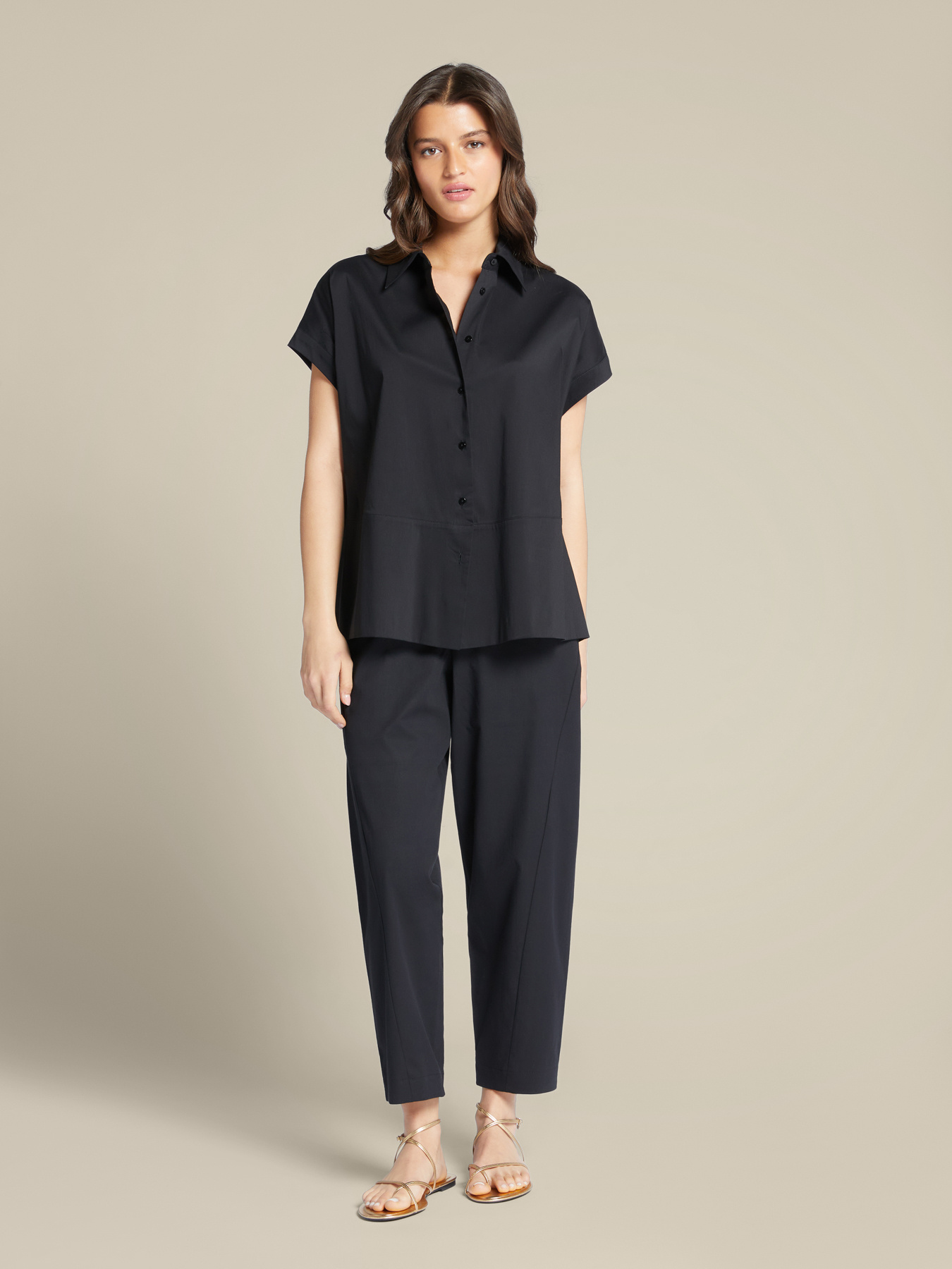 Lightweight poplin shirt image number 3