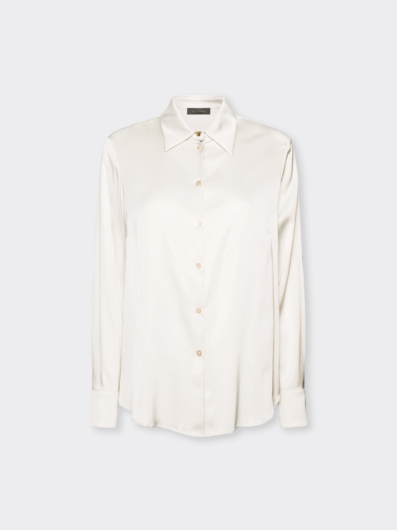 Camisa em cetim stretch image number 4