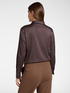 Camicia in raso stretch image number 1