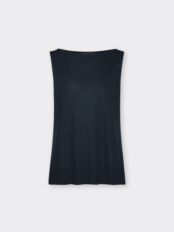 Top &agrave; encolure bateau