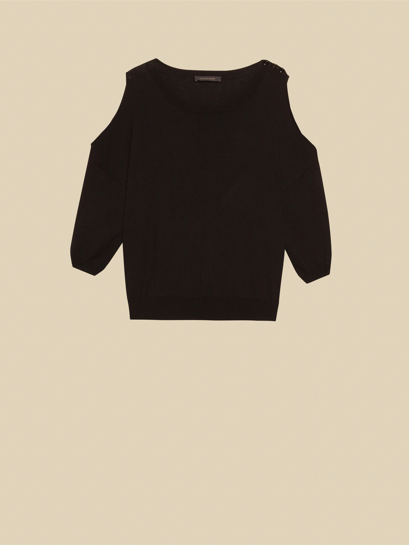 PULL EN VISCOSE AVEC OUVERTURE image number 4